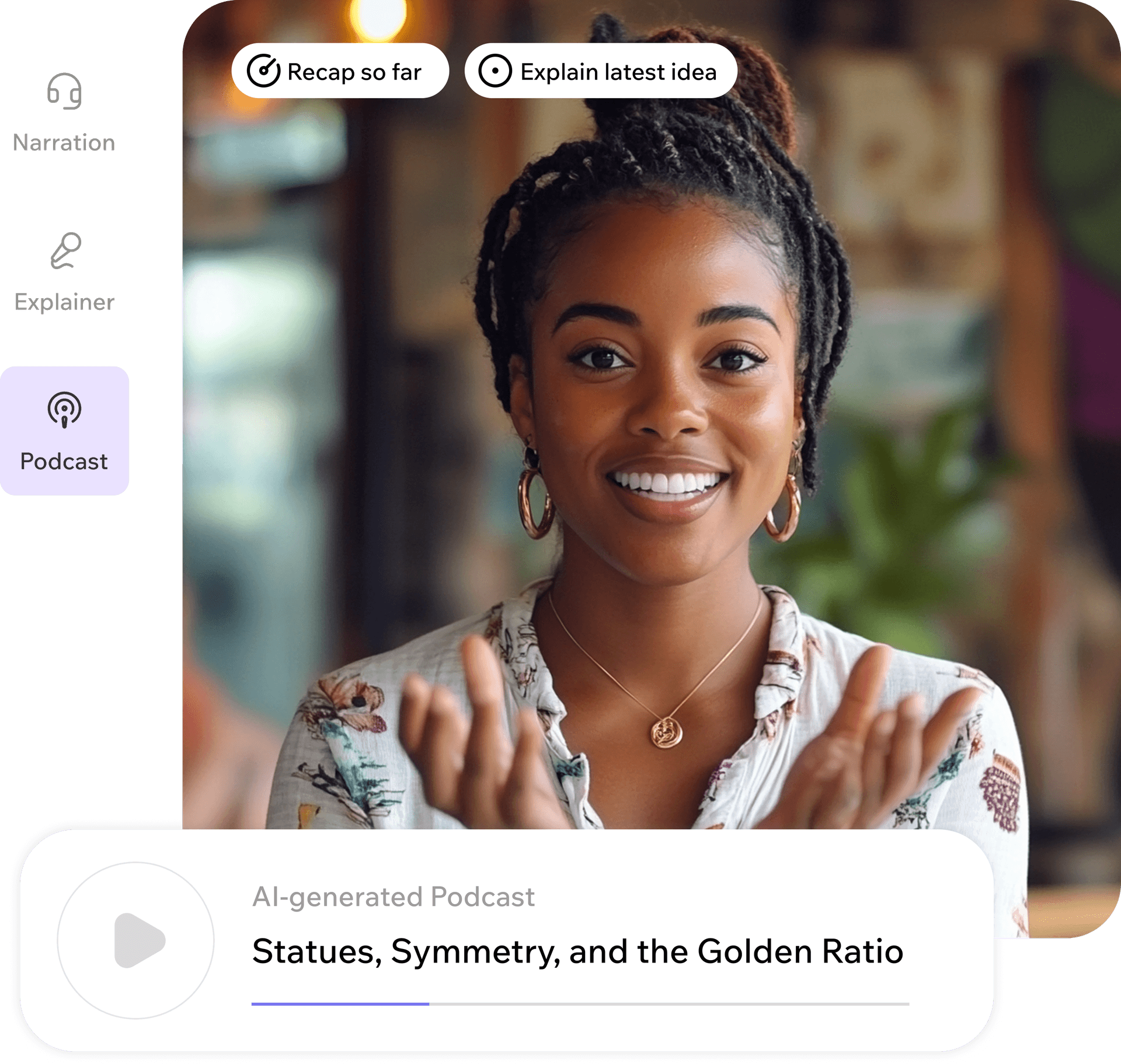 Turn any content into your preferred format instantly.